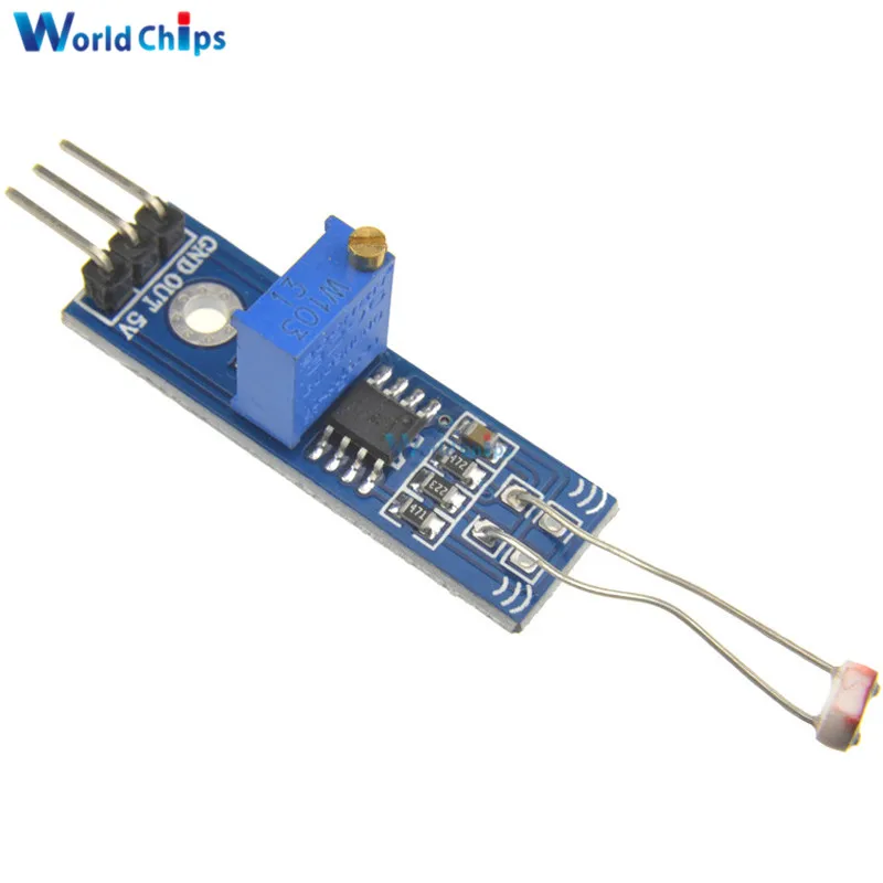 Модуль датчика фоторезистора для Arduino LM393 модуль печатной платы на выходе