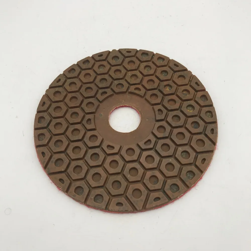 Алмазная металлическая полировальная подушка 6 дюймов (150 мм) для гранитного камня круглого колеса абразивностью 500 on.