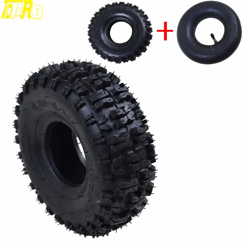 

Genuine New 3.50/4.10-4" Tyre Tire & Tube for Mini Pocket ATV QUAD Bike 47cc 49cc 2 Stroke