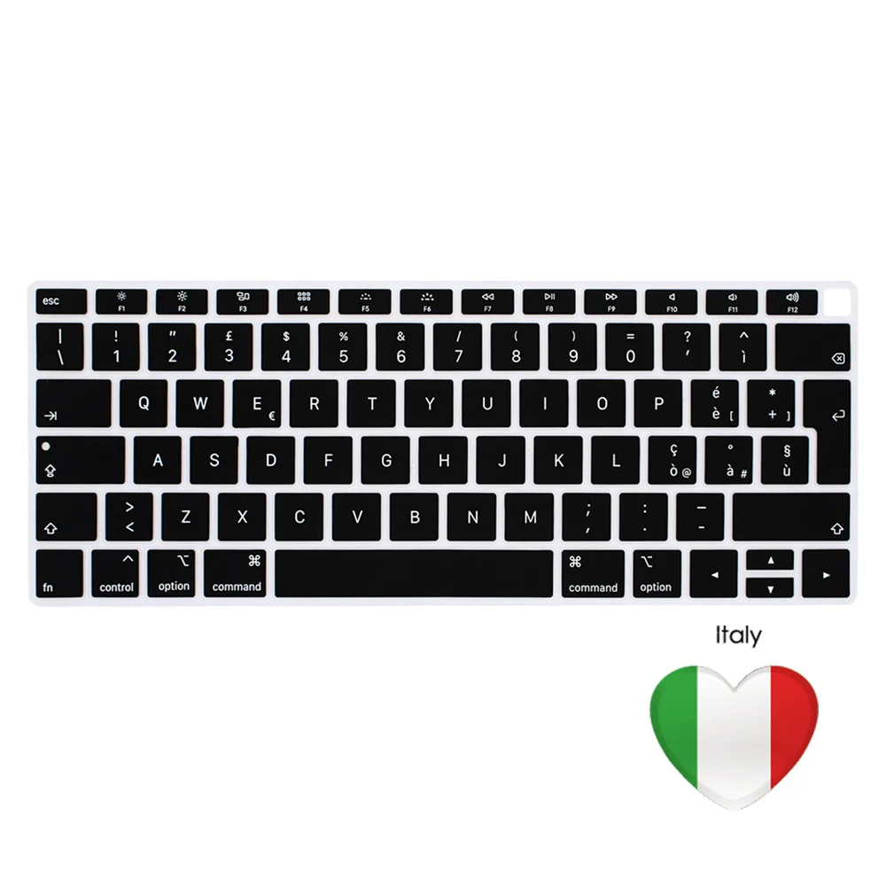 Italy Европейская версия для macbook air 13 A1932 Клавиатура для ноутбука клавиатура для ноутбука французский немецкий испанский итальянский японский ЕС - Цвет: Italy