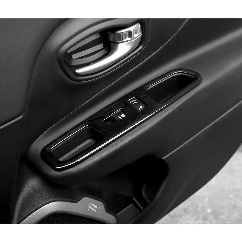 Window Lift Switch Panel Cover Trim 2016-2017 for Jeep Renegade Accessories Black | Автомобили и мотоциклы