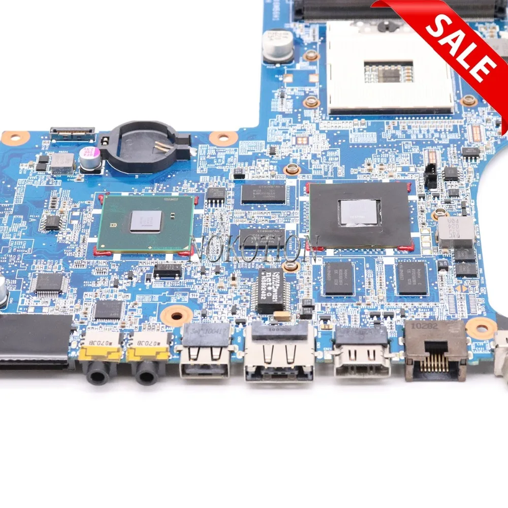NOKOTION 605320-001 615307-001 материнская плата для ноутбука HP DV7 DV7-4000 серии INTEL HM55 HD 5650 DDR3