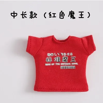 medium shirt d2 Новая кукла одежда милая футболка для ob11, obitsu 11, holala, 1/12bjd кукольная одежда аксессуары для куклы - Цвет: medium shirt d2