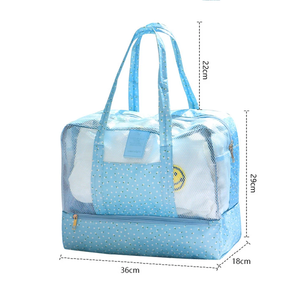 Waterproof Sport Swimming Bag Dry and Wet Outdoor Organizer Multifunctional Handbag Travel Women Beach Swimwear Storage Bags | Спорт и