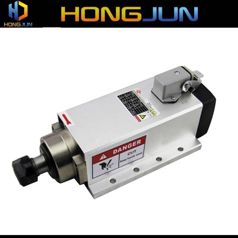 

HONGJUN 2.2KW cnc router aluminum spindle motor air cooled electric spindle motor with mounting base