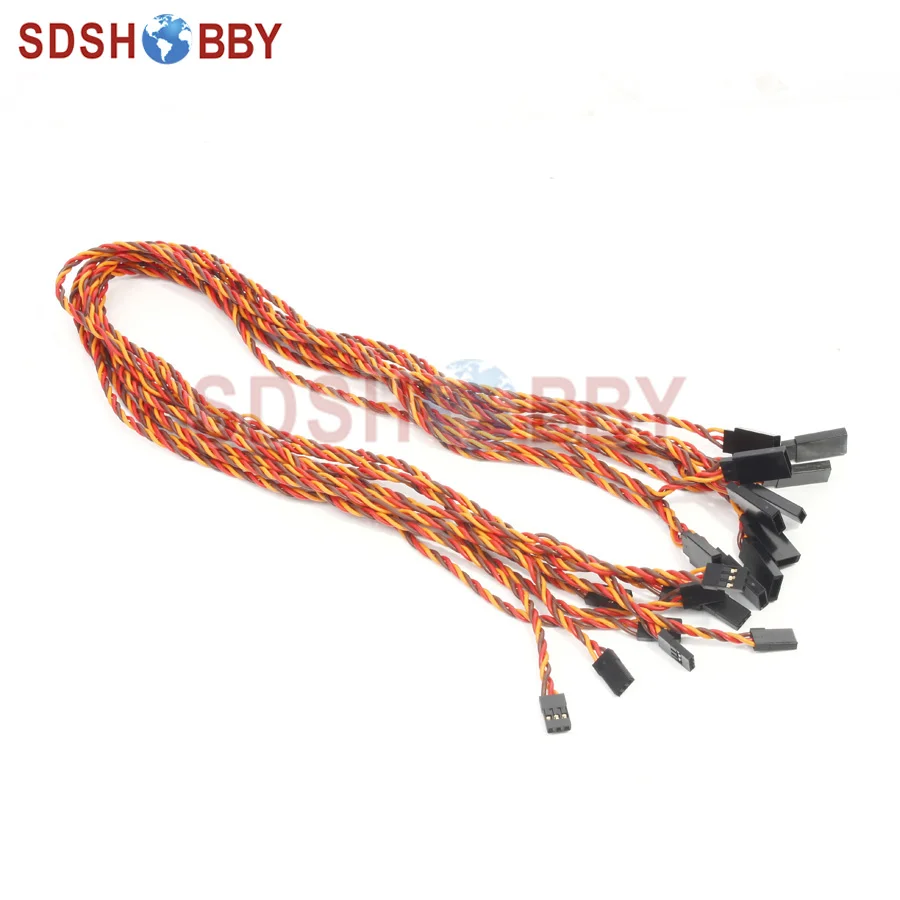 10 шт. * Сверхмощный 22 #/22AWG сервопривод витой провод 1000 мм|servo wire|wire servowire wire |