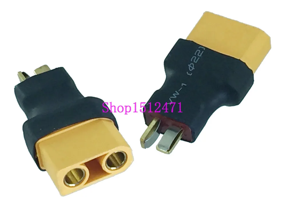1PCE T Plug Deans male to XT90 XT 90 female без проводного адаптера для RC|plug dean|plug tplug |