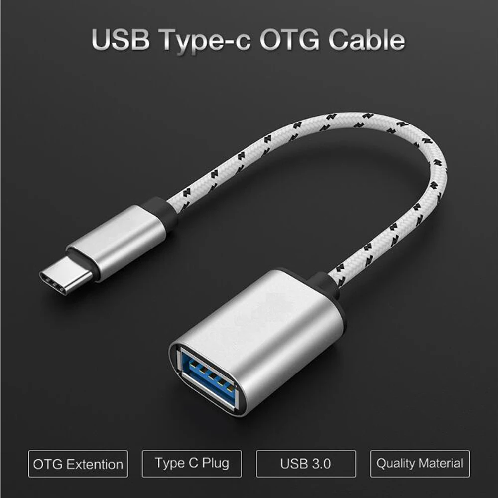 USB кабель type C OTG 3 0 Женский к Мужской адаптер для Samsung S8 Plus Note 8 Nexus 5X6 P Xiaomi