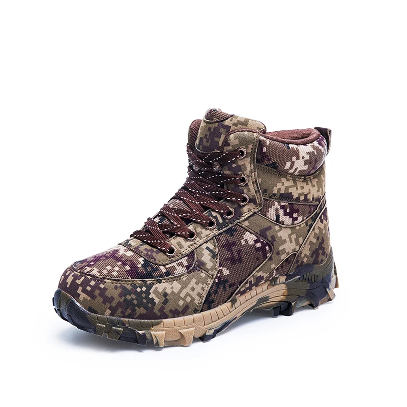 Мужские шерстяные теплые военные ботинки тактические для пустыни боевых лодок