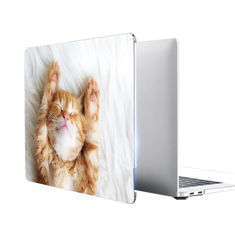 MTT чехол для ноутбука macbook air 13 Pro retina 11,6 12 13,3 15,4 чехол с милым котом для macbook air 13 Pro 13 15 дюймов с сенсорной панелью