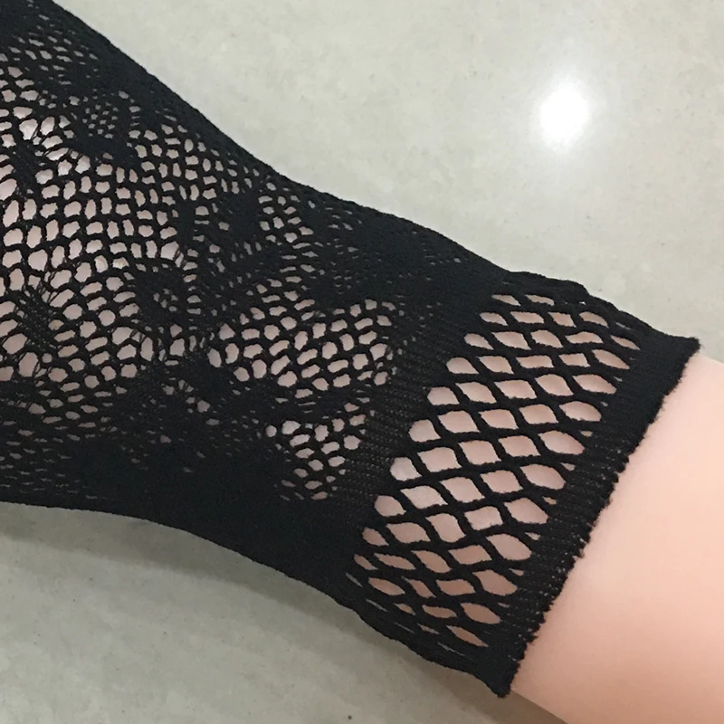 Сексуальные прозрачные кружевные эластичные перчатки рукав для невесты