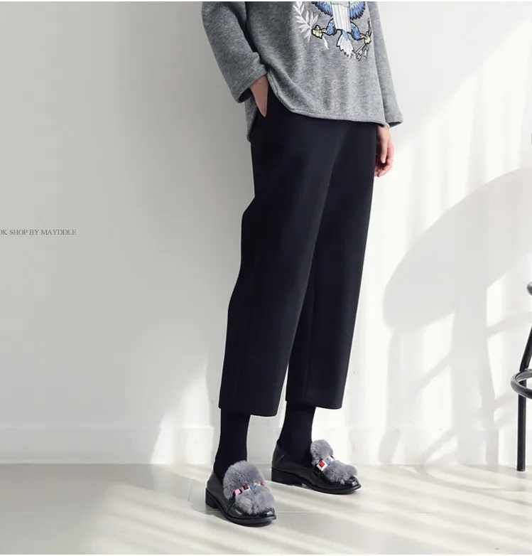 

Women's Maternity Pants Work Office Wear Casual Flare Leg Loose Trousers Over The Belly Pregnancy Pants Capris Pregnant Clothing