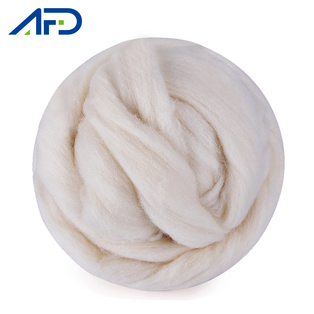 100 г белая игла для валяния сырец Мягкий войлок Шерсть ровинг спиннинг тканый