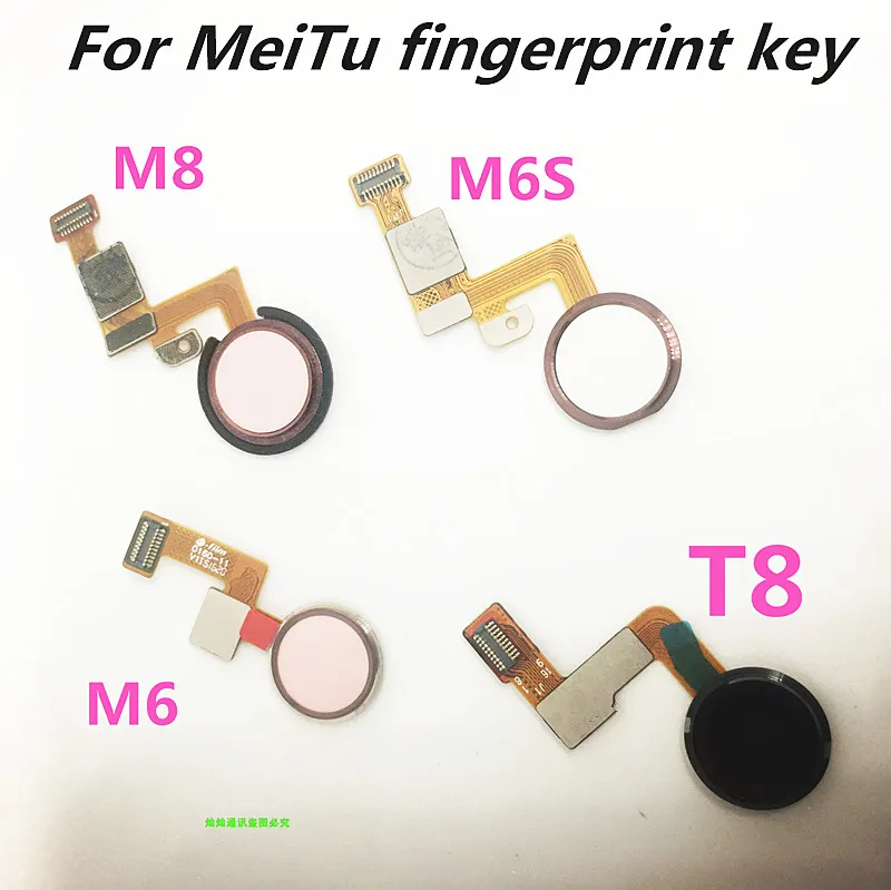 Новый ключ отпечатков пальцев для Meitu M6 M6S M8 T8 T8S возвращает модуль клавиатуры