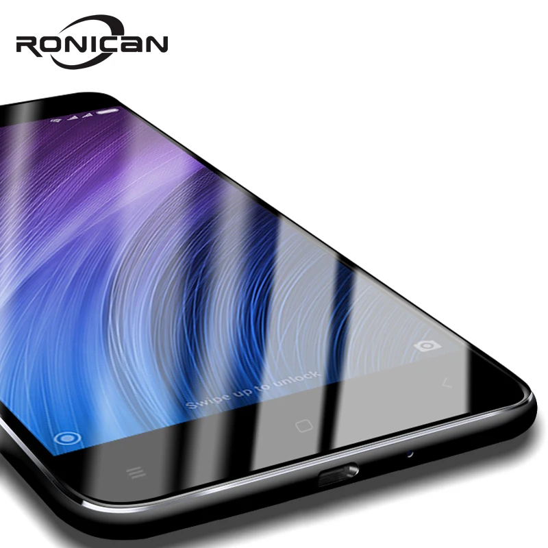 Защитное стекло RONICAN закаленное 9H с полным покрытием для Xiaomi RedMi 4X Note | Мобильные