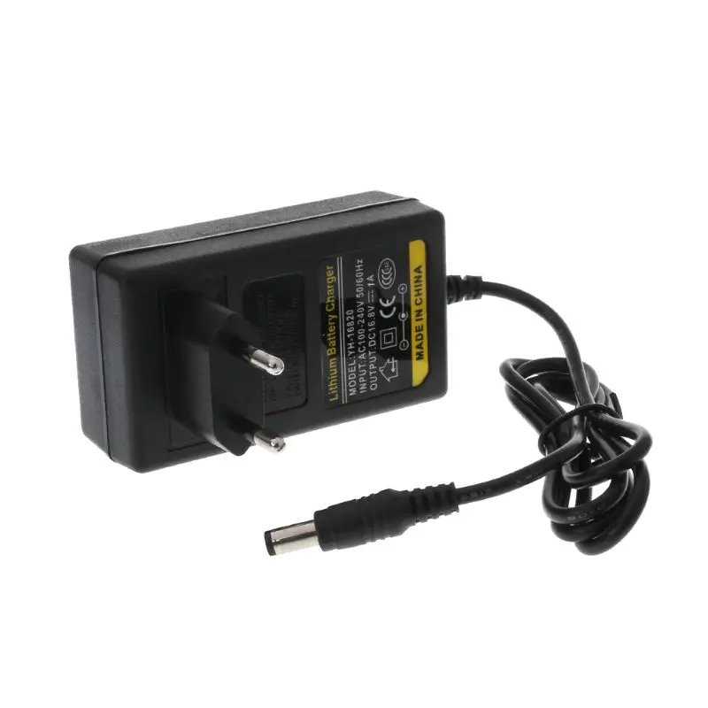 

Battery Charger 16.8V DC AC 1A and 12.6V2A Intelligent Lithium Li-on Power Adapter EU US Plug