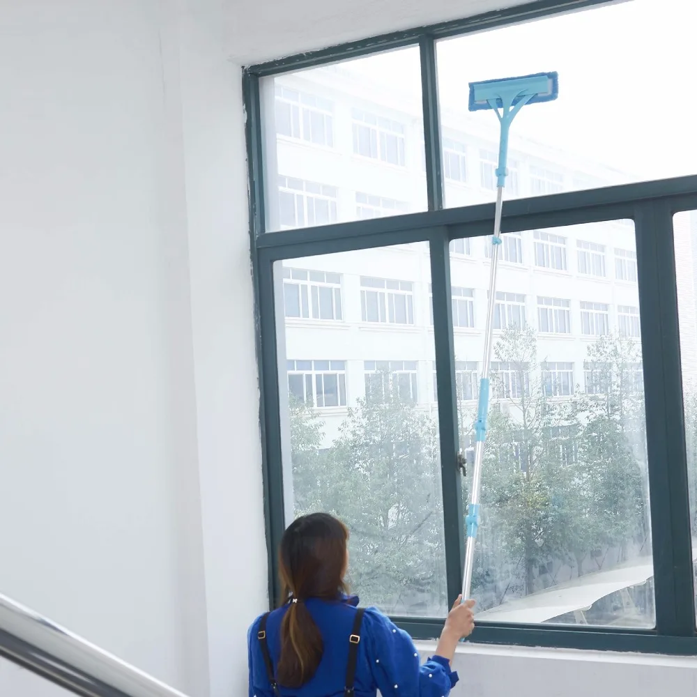 Новая телескопическая Многоуровневая Чистящая губка для стекла Mop, щетка для мытья окон, щетка для пыли, Легкая очистка окон Hobot