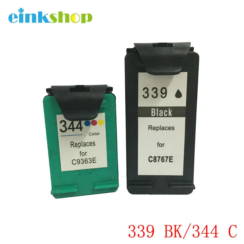Совместимый сменный чернильный картридж einkshop 339 для hp 344 Photosmart 2575 2610 2710 8050 Deskjet 460