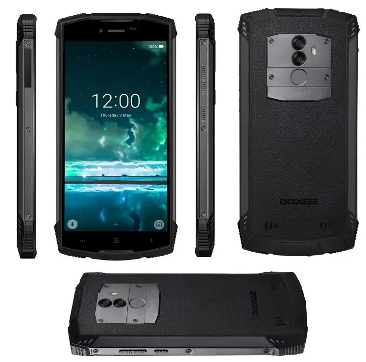 DOOGEE S55 Lite Настоящее IP68 Водонепроницаемый 5500 mAh смартфон 5 "MTK6739 4 ядра 13.0MP двойной