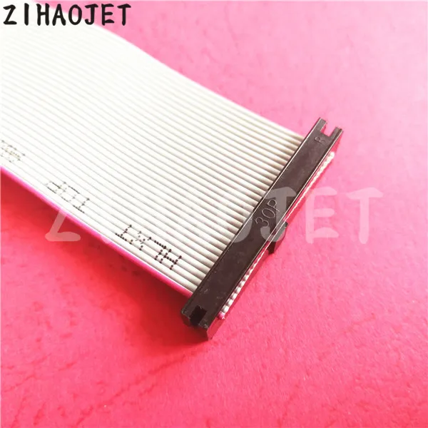 4pcs/lot Inkjet printer spare parts Konica 512 head cable 30pins for Flora LJ320K LJ3208K KM512 data grey | Компьютеры и офис