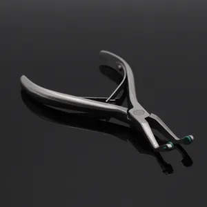 Плоскогубцы для снятия коронок из нержавеющей стали с резиновыми наконечниками для удаления коронок для стоматологического лабораторного оборудования