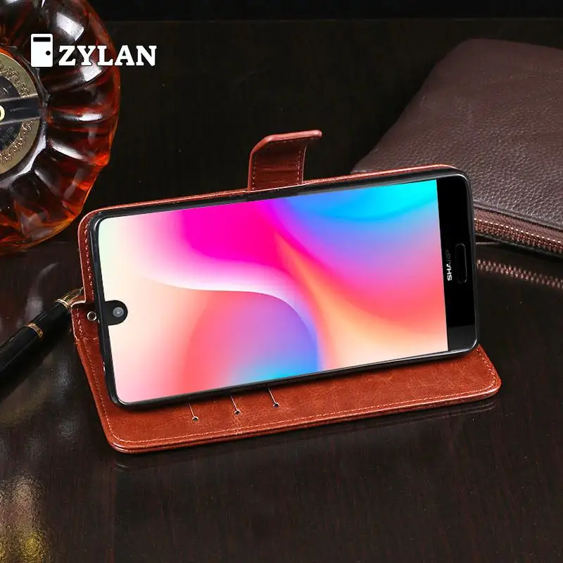 ZYLAN для Sharp Aquos S3 Mini Роскошный кожаный флип-чехол FS8018 защитный чехол телефона