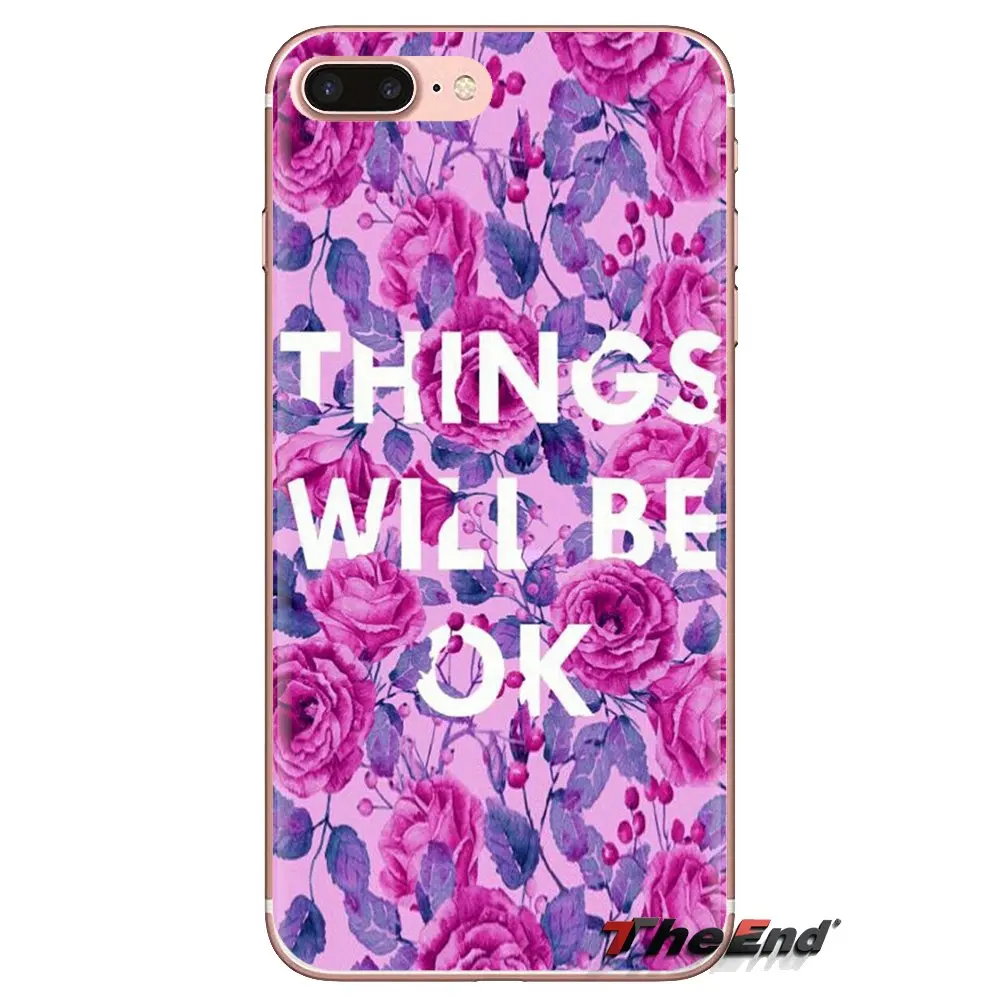 Прозрачные мягкие чехлы Everything Will Be OK для Xiaomi Mi4 Mi5 Mi5S Mi6 Mi A1 A2 5X 6X 8 9 Lite SE Pro Max Mix 2 3 2S |
