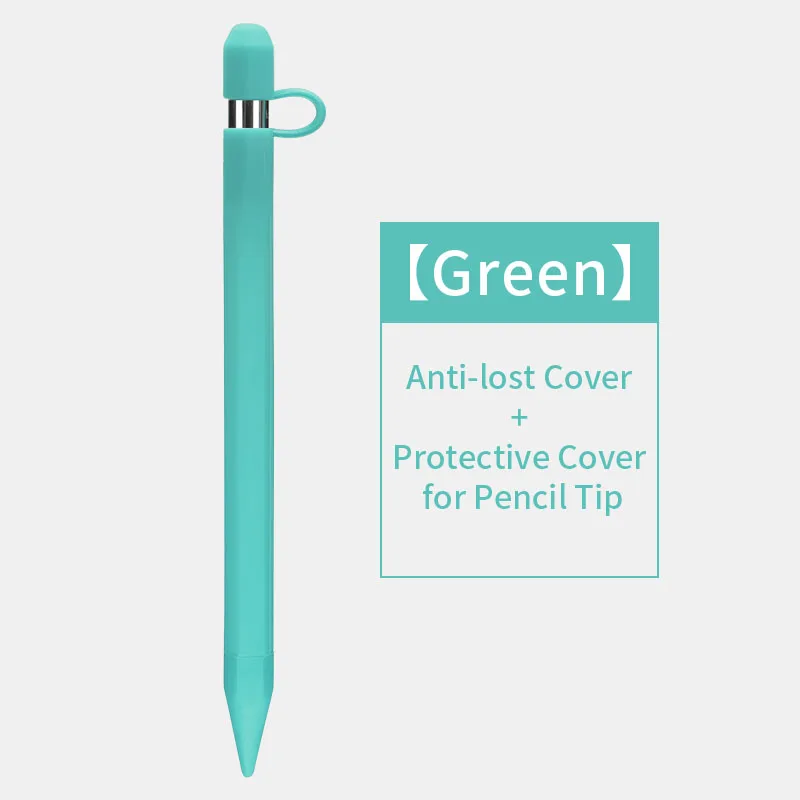 Jisoncase пенал для Apple Pencil модный силиконовый чехол Мягкий защитный чехол для Apple Pencil чехол против потери