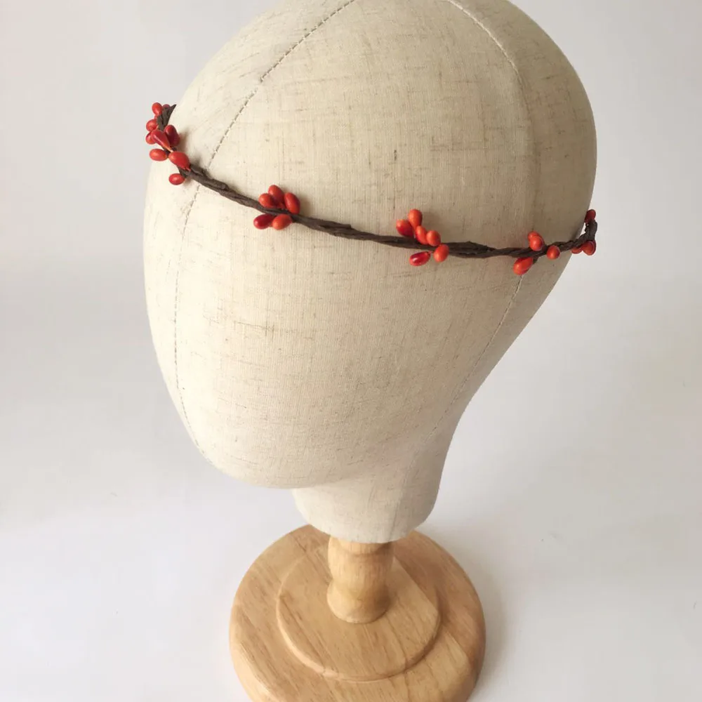 10 шт. ручная работа Сельский ягоды оранжепип шпагат венок Цветочная корона