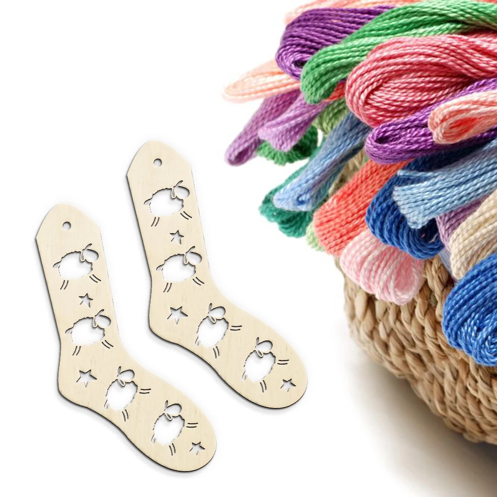 2 шт. деревянные носки в виде овец|Статуэтки и миниатюры| |