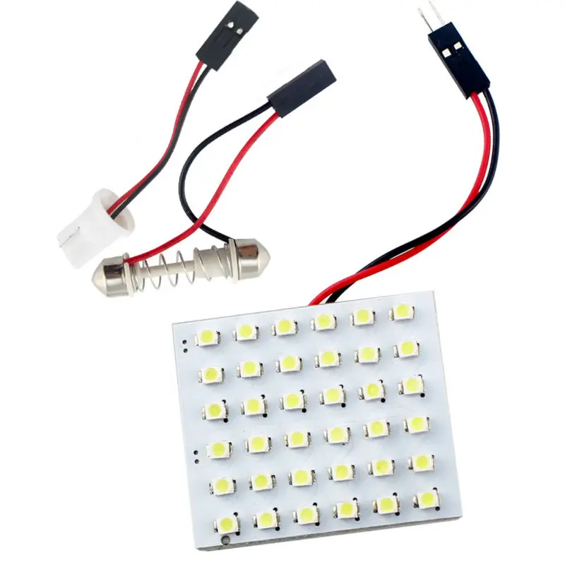 YM E Bright 50 шт. панельный светильник s 1210 36 SMD 3528 Светодиодный для чтения Festoon Dome лампа