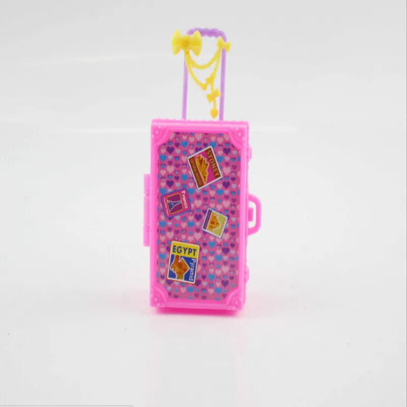 Мини 3D милый пластиковый чехол для чемодана детская игрушка kawaii кукольного