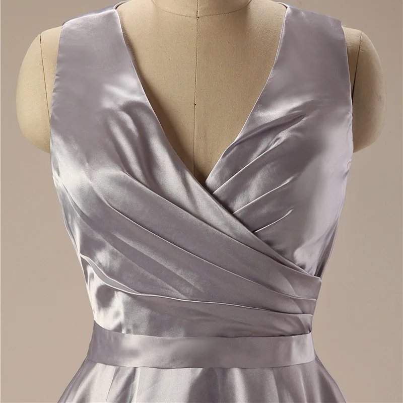 Новое поступление, Короткие коктейльные платья с v-образным вырезом,, Vestido de festa curto, плюс размер, платье для вечеринки, атласное Дешевое платье coctail