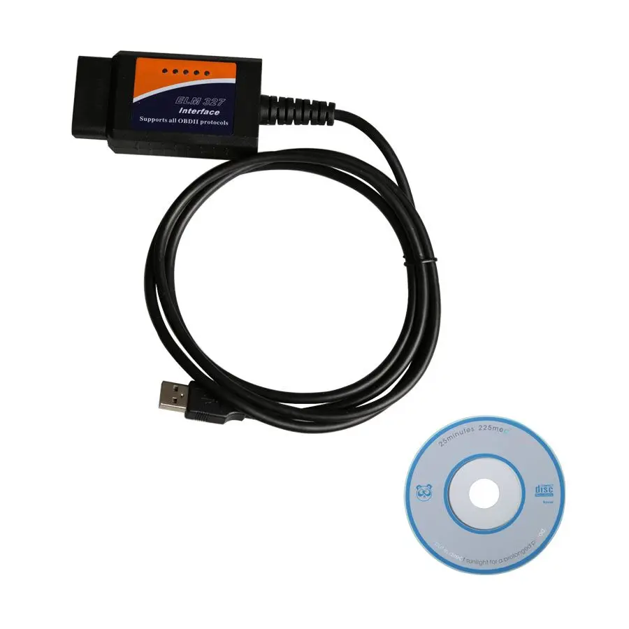 ELM327 V2.1 сканер Программное обеспечение USB пластик с чипом FT232RL|v2.1 elm327|chip scannerelm327 usb