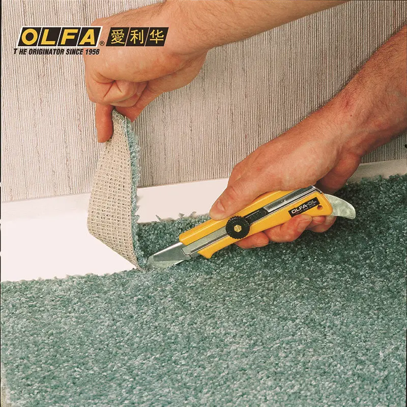 OLFA OL/LB-10/LBB-10, Япония,, импортный, ковер плиссированный, хвостовая отвертка, нож для резки ковровых покрытий