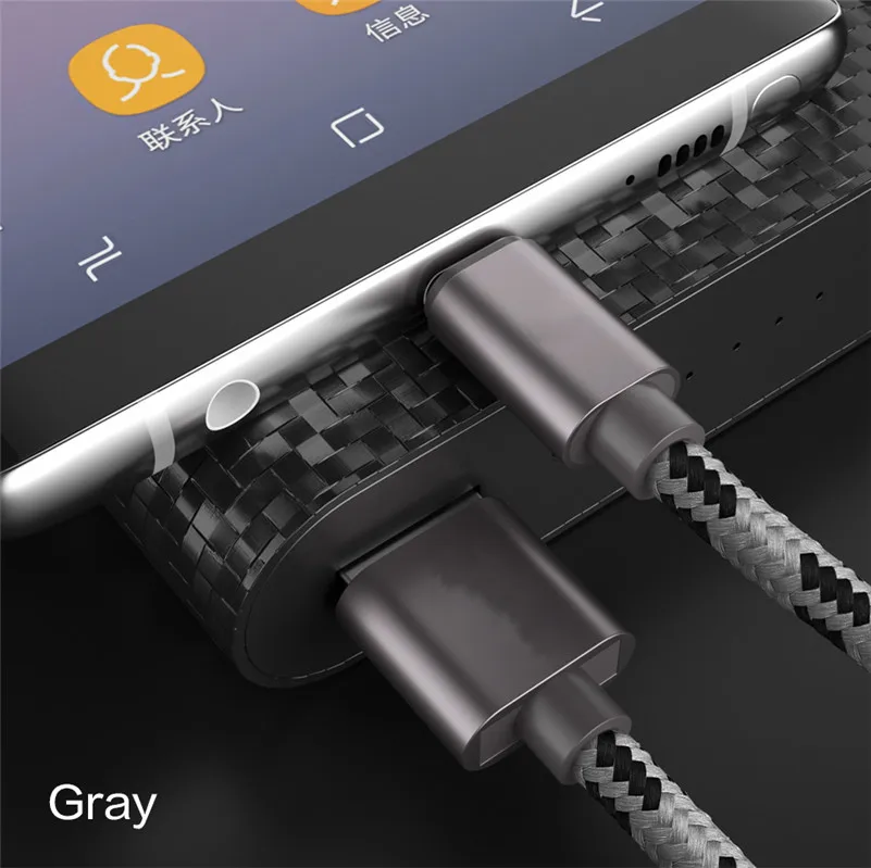Кабель Micro USB для быстрой зарядки Type C 3 1 кабель передачи данных зарядное