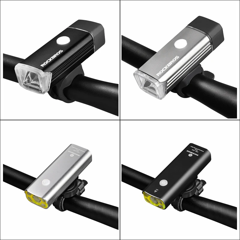 ROCKBROS велосипедный фонарь Usb Перезаряжаемый передний свет руль светодиодный