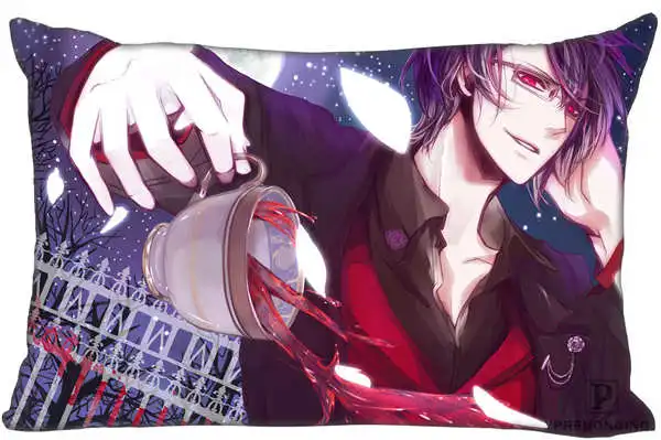 На заказ Diabolik. Lovers. Привидениями. Темные прямоугольные Наволочки на молнии Наволочки 35x45,40x60 см(односторонний принт) 180516-15 - Цвет: Rectangle Pillowcase