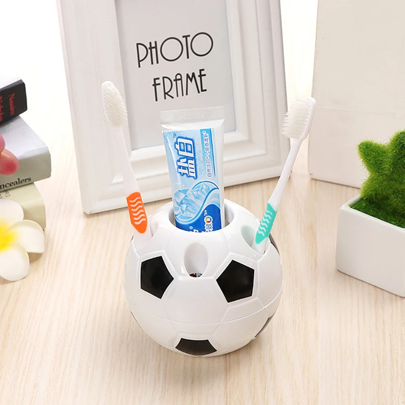 Coloffice 1PC creative pen container Football modeling Multi-function Toothbrush holder/pen holders gift office organizer School |