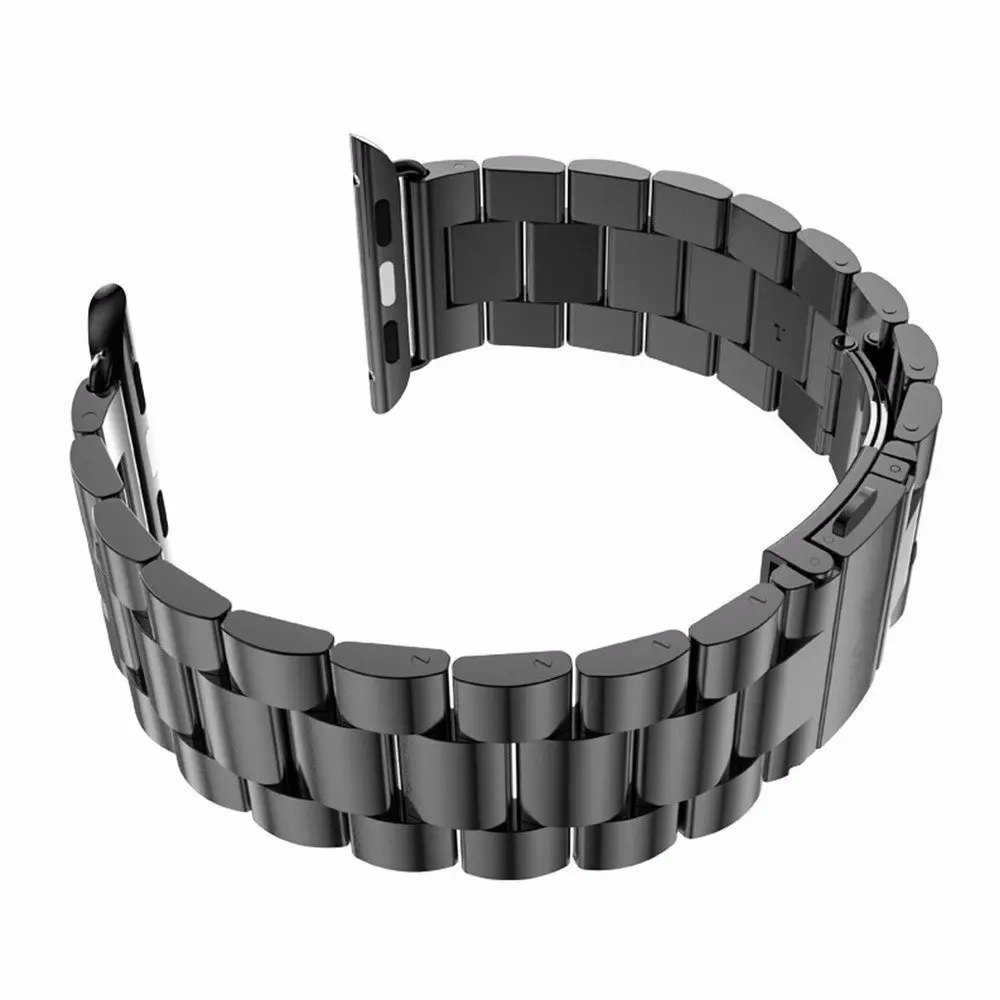 Новый Нержавеющая сталь ремешок для наручных часов Apple Watch 38 мм 42 1/2/3/4 из
