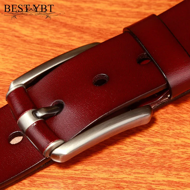 

Best YBT Men Belt Imitation leather Alloy Pin buckle Belt Cowboy Outdoor Sports Business affairs Simple Fashion Casual Belt