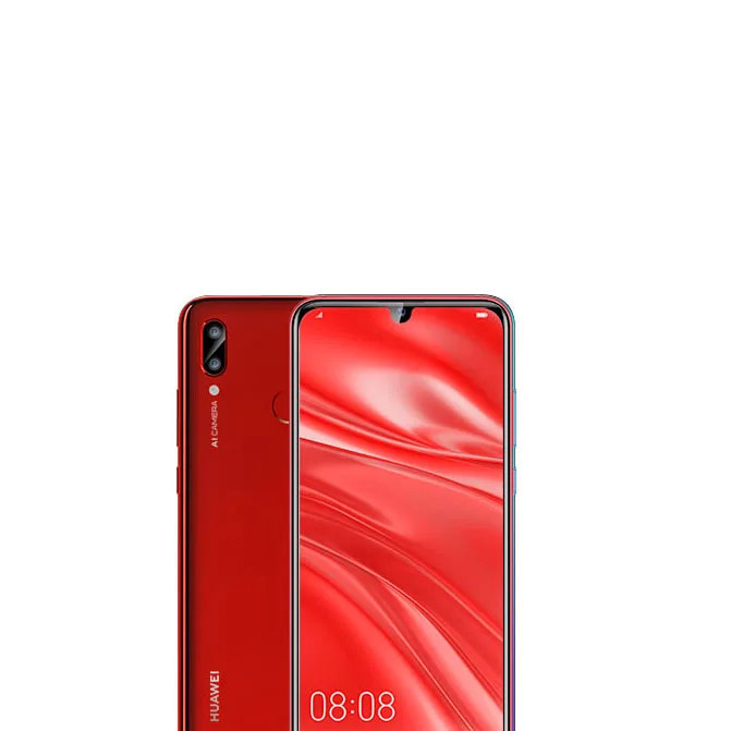Чехол на батарейку, корпус на дверь, чехол на переднюю панель для huawei P smart, 6,21 дюйма, чехол на батарейку - Цвет: Red