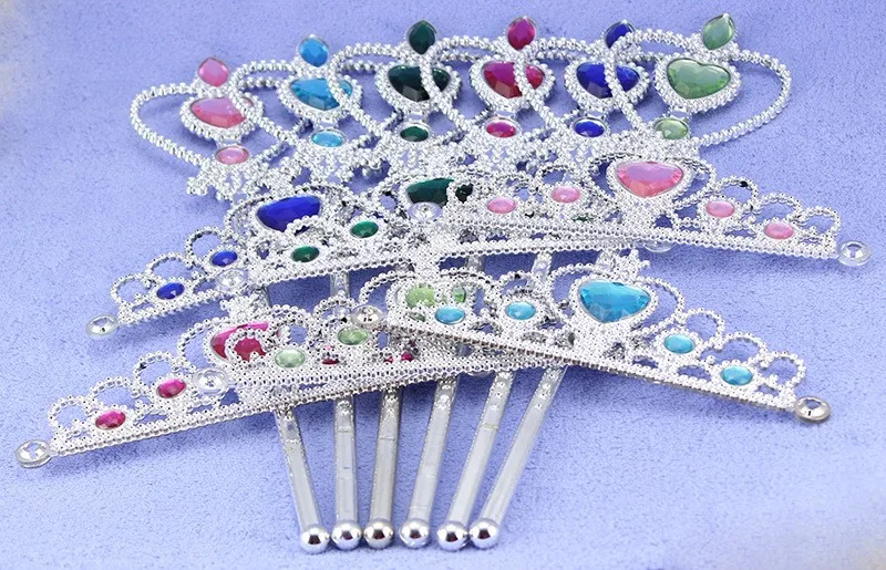 Топ-дизайнер Fro. zen Princess Crown Hairband дети для девочек лучший подарок на день рождения Детские заколки для волос Волшебная палочка наборы ювелирных изделий XRN15