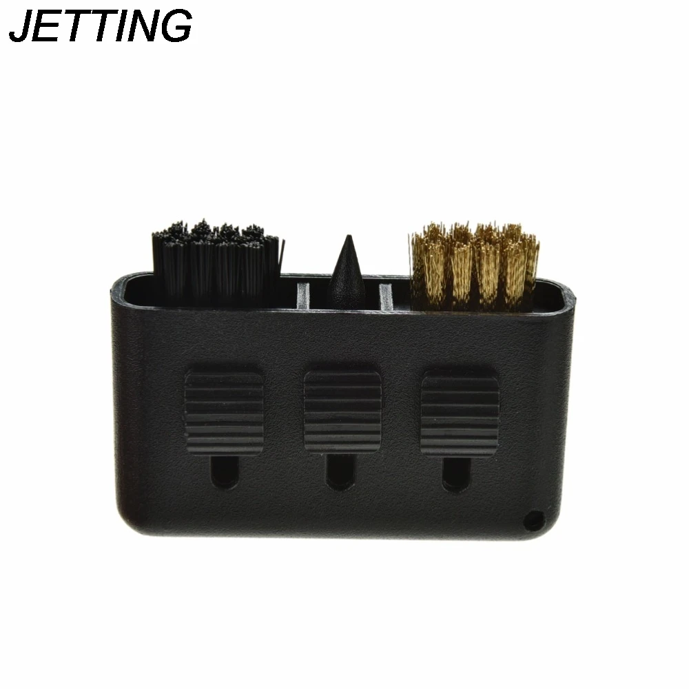 Sale 3 in1 Pocket Carry Golf Club Brush Portable Putter Wedge Ball Groove Cleaner Kit Cleaning Tool Black For Wood/Iron | Спорт и