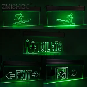 Светодиодный акриловый светильник ZMISHIBO, 220 В, 2 Вт, подъем вверхвниз по лестнице, аварийный светильник для унитаза, контрольная лампа, настенный светильник CE