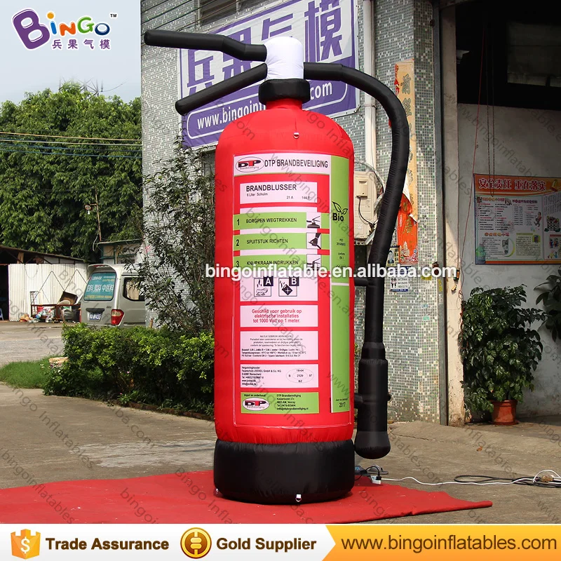 Индивидуальные 3 метра высокий гигантский надувной Огнетушитель цифровая печать