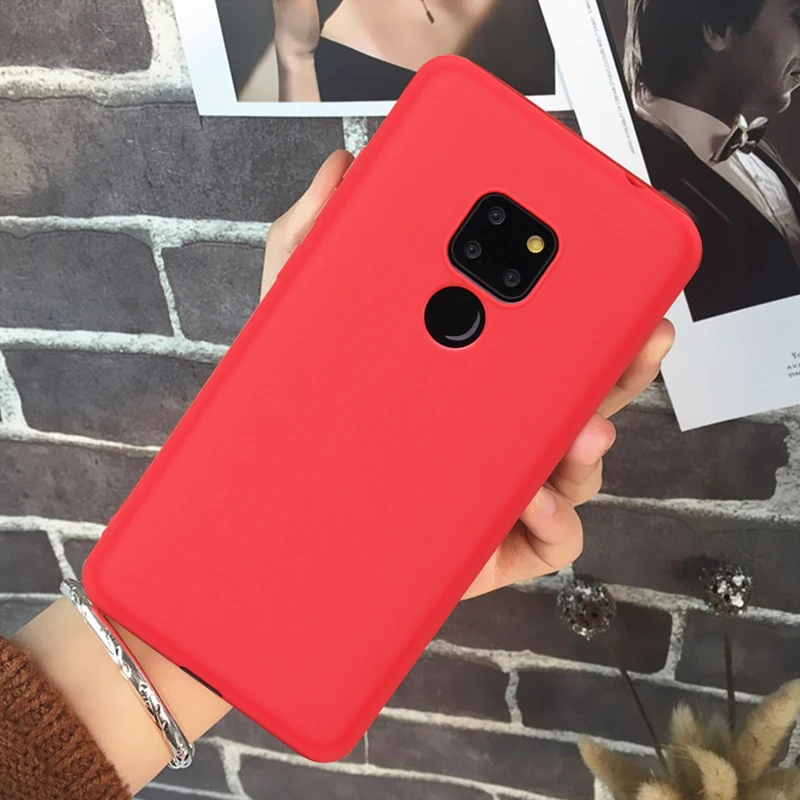 Матовый чехол для Huawei Mate 20 10 P20 P30 Pro Nova 4 P Smart Y9 2019 Honor 8X MAX 9Lite V9 Play 9i 6C сумка|Бамперы| |