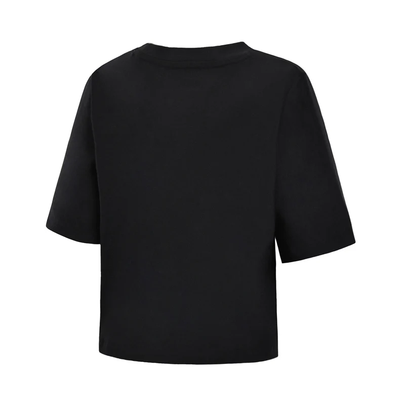 Женская футболка для тренировок Li-Ning свободная дышащая Спортивная из 68% хлопка 32%