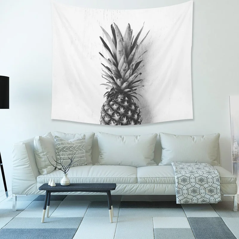Pineapple Tapestry Mandala Wall Hanging Indian Decor Hippie Tapestries Bohemian Throw | Дом и сад