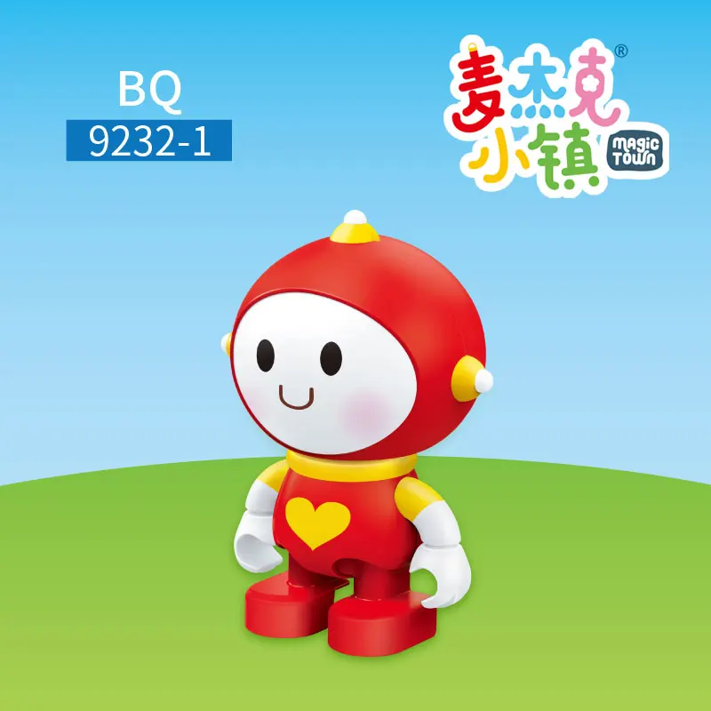 Фигурки Волшебный город Banbao аниме игрушки для детей подарки большие модели